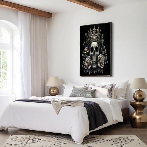 Art mural gothique moderne or clair pour chambre et salon 60x90 cm - 5