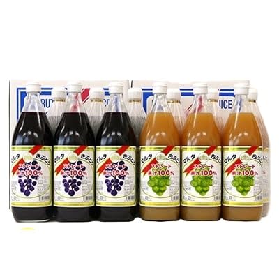 マルタのきぶどう白ぶどう1000ml12本詰合