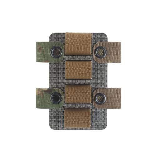 Genérico Insertos Porta Cartuchos Escopeta 4 Rondas para Bolsa Cargador 5.56, Adaptador munición táctico MOLLE Ligero elástico(MC,1pc)