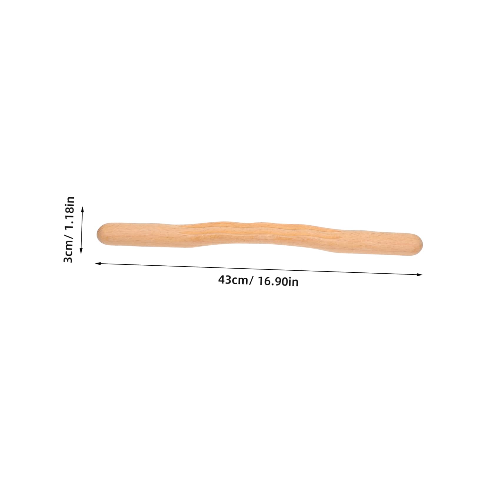 Ipetboom 4piezas Herramienta De Masaje De Madera Bastón De Masaje y Masajeador De Pies Para Relajación Corporal Para Aliviar La Tensión Muscular