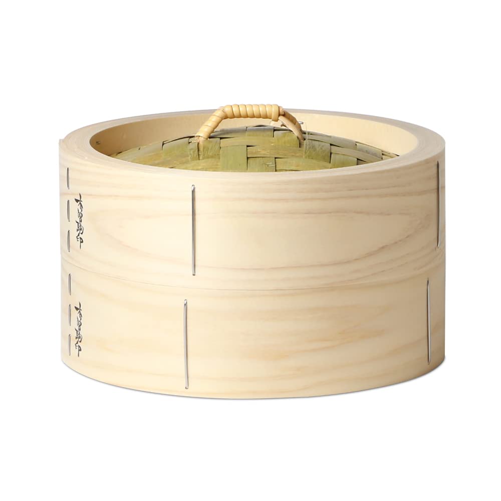 Amazon | 山一 ひのき 中華せいろ 21 ベージュ | 山一 | 蒸し器