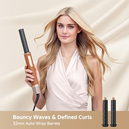 Image of DREAME AirStyle Suite Pro Hair Styler & High-Speed Dryer, 110,000 RPM Motor, 3 Essential Snap-On Attachments for Curling, Volumizing & Fast Dry, Frizz Control, Cool Shot, Luxury Leather Travel Bag