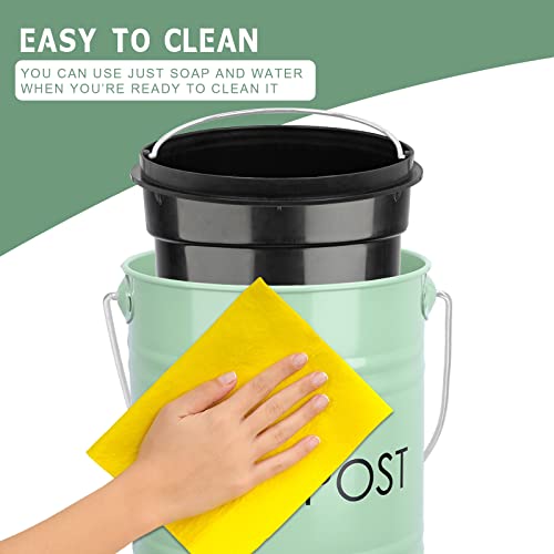 Image of Vipush Kitchen Compost Bin Indoor (Green)