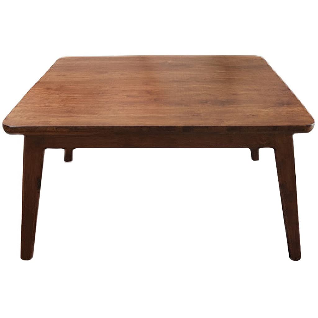 Set da Tavolo in Legno Giapponese Kotatsu con riscaldatore e Coperta, Tappetino, Tavolo da tè da tè riscaldato Set di trapunti futon di 4 per la casa e la casa Inverno, Quadrato, Rosso