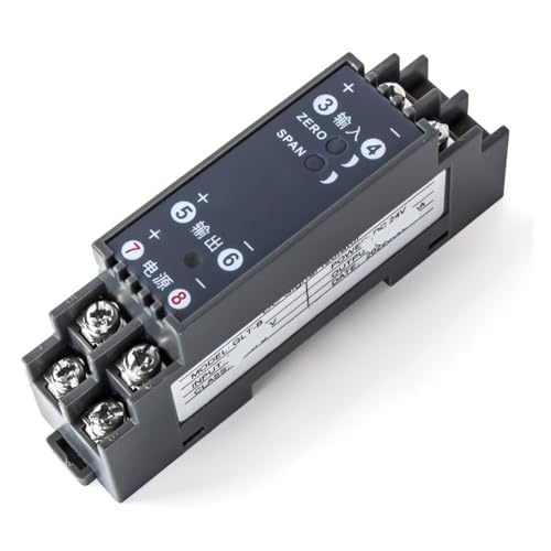 Aislador de señal analógica de alta precisión de 0-75 mV a 0-20mA alimentado a DC24V 2