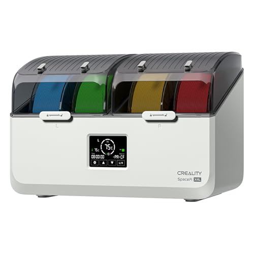 Creality Filament Dryer Box 4 Spools, Space Pi X4L Filament Storage Box, Max 85°C Temperature, Dual Independent Heating 