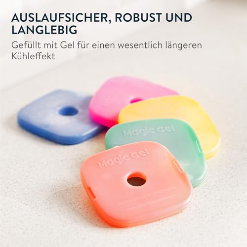 Kühlakku Magic Gel Set für Lunchbox – 5 Stück