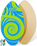 BPS 'Koru' Skimboard – 88,9 cm blaues EVA mit limettengrünen Akzenten