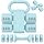 Hezeyferg 2-in-1 Adjustable Dumbbells Set, 4 Levels Weight Dumbbells Set for Women Men, Each 2.2/3.3/4.4/5.5lb Hand Weights w