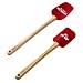 Cake Boss Novelty Tools and Gadgets 2-Piece Silicone Spatula and Spoonula Set, Mix it Up, Red