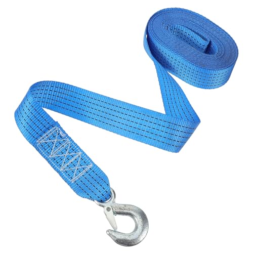 Sangle de treuil de remorque haut de gamme en fibres polyester robuste 6 mètres