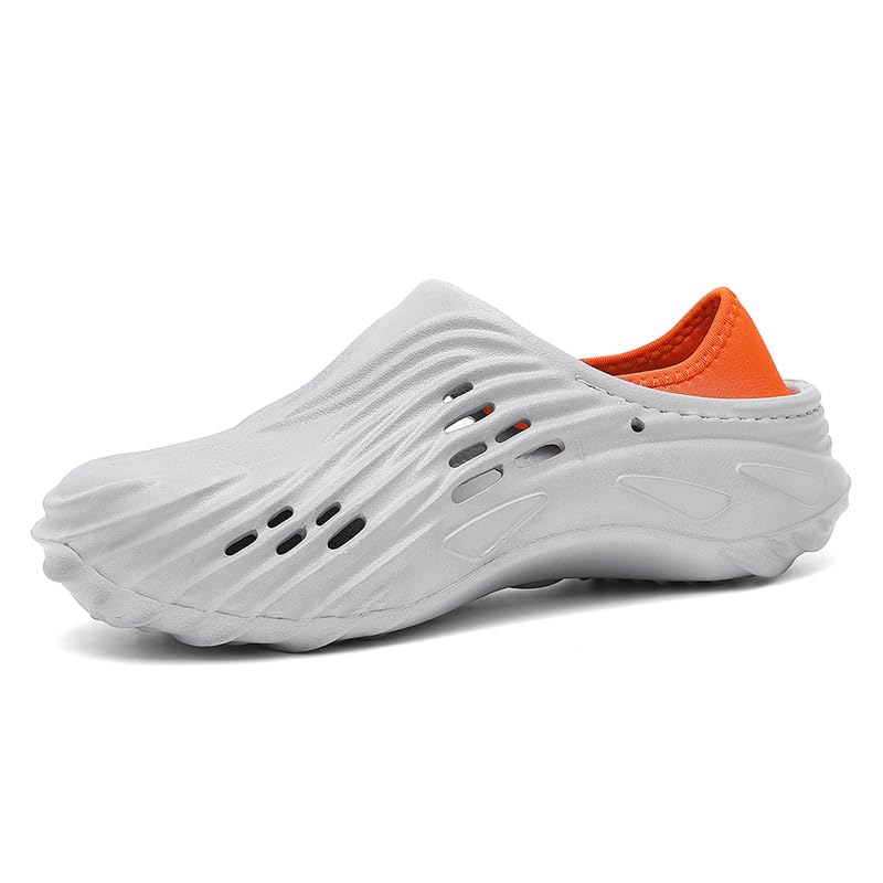 Image of Men's Clogs Garden Shoes Adult Slip On Outdoor Athletic Sports Sandals Summer Water Beach Shoes Casual Slippers Lightweight Breathable Non Slip