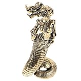Décoration élégante pour la maison ou le bureau : rehaussez l’esthétique de votre intérieur avec cette élégante figurine de méduse, un accessoire raffiné pour tout bureau ou étagère. buste de méduse, figurines de serpent en résine