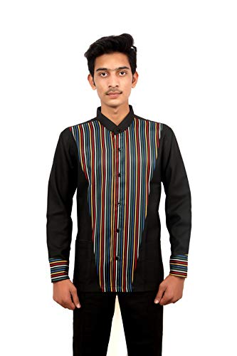 Devshree Men's uniform for Housekeeping/Spa/Saloon -Black-