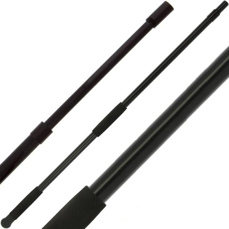 2 m Telescopic Landing Net Rod with Quick Release – Robust Fibreglass Landing Net Pole for Carp & Coarse Fish – Non-Slip Handle – Transport Length 107 cm
