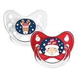 Dentistar Juego de 2 chupetes de silicona – Talla 3, +14 meses – Chupete...