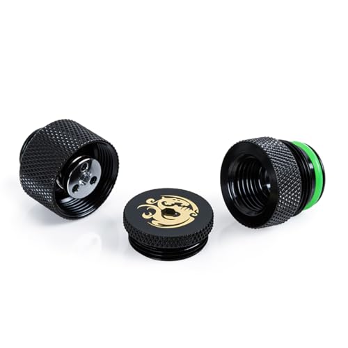 Bitspower Water Exhaust Fitting, Matte Black