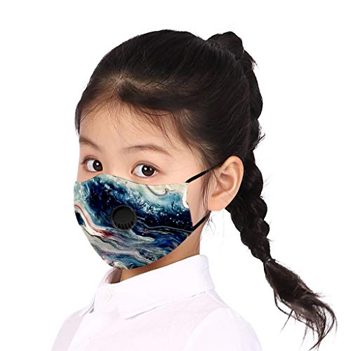 Preisvergleich Produktbild TTWOMEN Kinder Multifunktionstuch Motorrad Winddicht Atmungsaktiv Mundschutz Halstuch Schön Atmungsaktiv Sommerschal Augenschutz (A, Einheitsgröße)