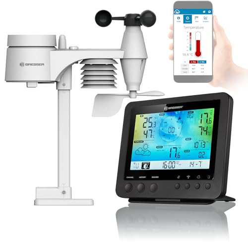 Bresser 7002580 Stazione Meteo A Colori Wi-Fi Con Sensore...