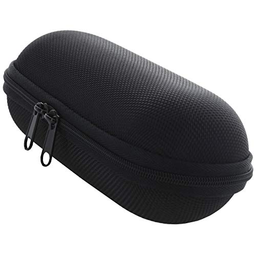 Preisvergleich Produktbild XiRRiX Schutztasche Hardcase Brillenetui - schockabsorbierend - Box für Sonnenbrille / Lesebrille - stabile Brillenbox bis 140 x 58 x 46 mm - robustes Brillen Etui Schwarz