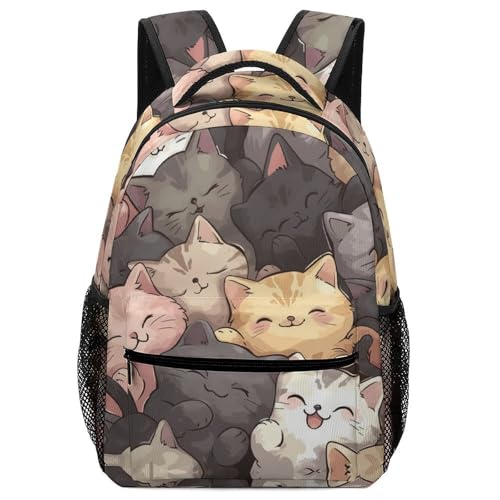 Sac à dos CAT CARTOON solide pour soulager le dos des écoliers