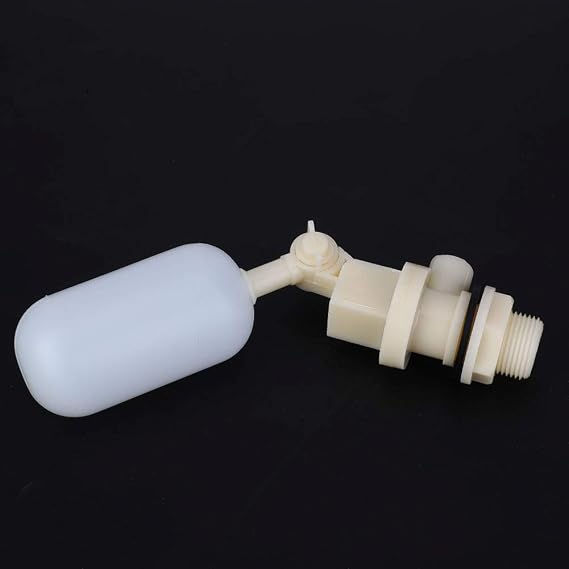 3/4 inch Float Valve, DN20 Plastic Small Float Control Valve, Liquid Water Level Sensor Switch, Hydraulic Control Float Switch, for Water Supply Equipment