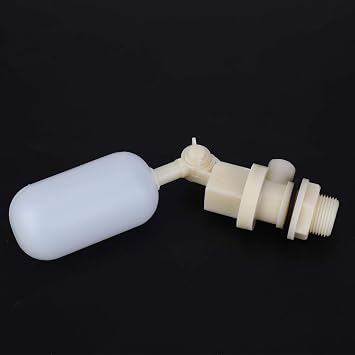 3/4 inch Float Valve, DN20 Plastic Small Float Control Valve, Liquid Water Level Sensor Switch, Hydraulic Control Float Switch, for Water Supply Equipment