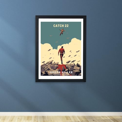 Catch 22 collection de livres classiques grand format encadré d'art