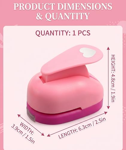 Image of 101 Pcs Stamp Puncher and Origami Paper, Postage Stamp Punch, Paper Punch Tool Set for DIY Scrapbooking and Craft Projects (Light pink)