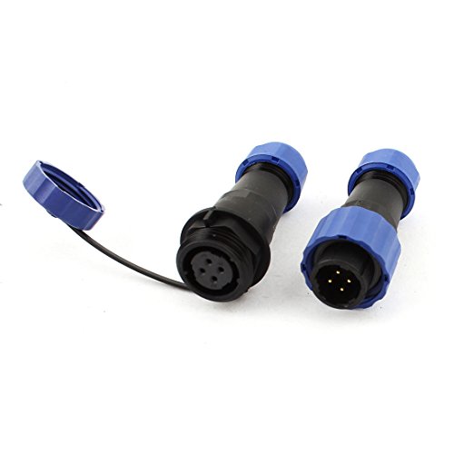 uxcell Conector de Cable Aviación Impermeable SD16-4 miniatura 1