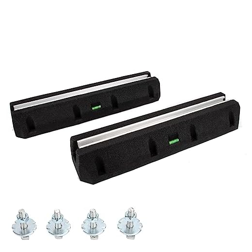 Cherbowing Consola de Suelo, Base amortiguadora para Aire Acondicionado y Bomba de Calor, pies antivibración, de Goma, con Nivel de Burbuja, Resistente a los Rayos UV soporta 500kg (600mm)