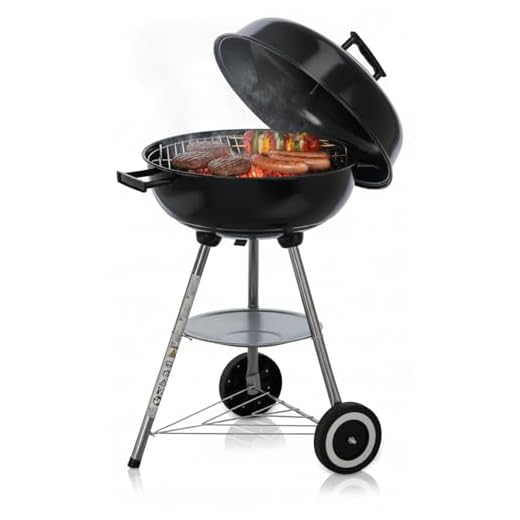 Dokon Kugelgrill Abdeckung mit Einstellbarer Spanngurt, Rund BBQ Grillabdeckung Wasserdicht, Winddicht, UV-Beständig 420D Oxford Gewebe Grill-Abdeckhaube, Ø75 x 70cm (Schwarz) 5 ACTIVA Kugelgrill Montenegro mit Deckel - kleiner Kugelgrill mit einstellbarer Luftzufuhr - Holzkohle Rundgrill für ein gelungenes Barbecue