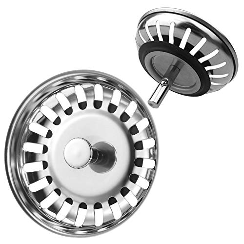 [2020 Versión Mejorada] Ewadoo 79mm de Diámetro Diseño Engrosado Acero Inoxidable Fregadero...