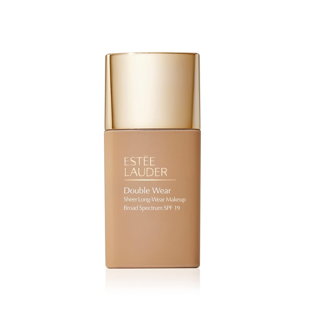 Estée Lauder Double Wear Sheer Long-Wear Foundation, SPF 19, 1 Fl Oz 3W1 Tawny