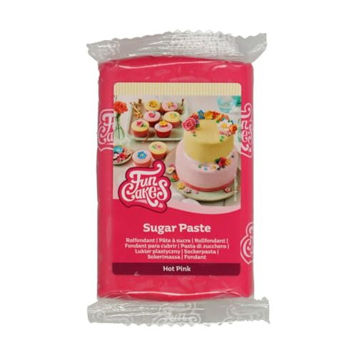FunCakes Pasta de Azúcar Rosa Intenso 250 g
