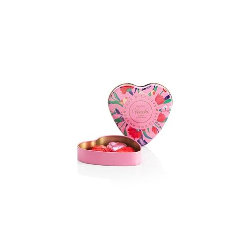 Miniatura 1 de Venchi - Colección de regalos - Caja de regalo romántica en forma de corazón con chocolates surtidos - Leche y corazones oscuros, 1.69 onzas - Idea