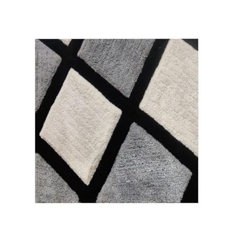 Image of Shaggy Rug for Bedroom Living Room 3X5 FEET Fluffy Plush Area Carpet with Non Slip Backing, Modern Cozy Floor Rug for Home Decor and Comfort (Multicolour)
