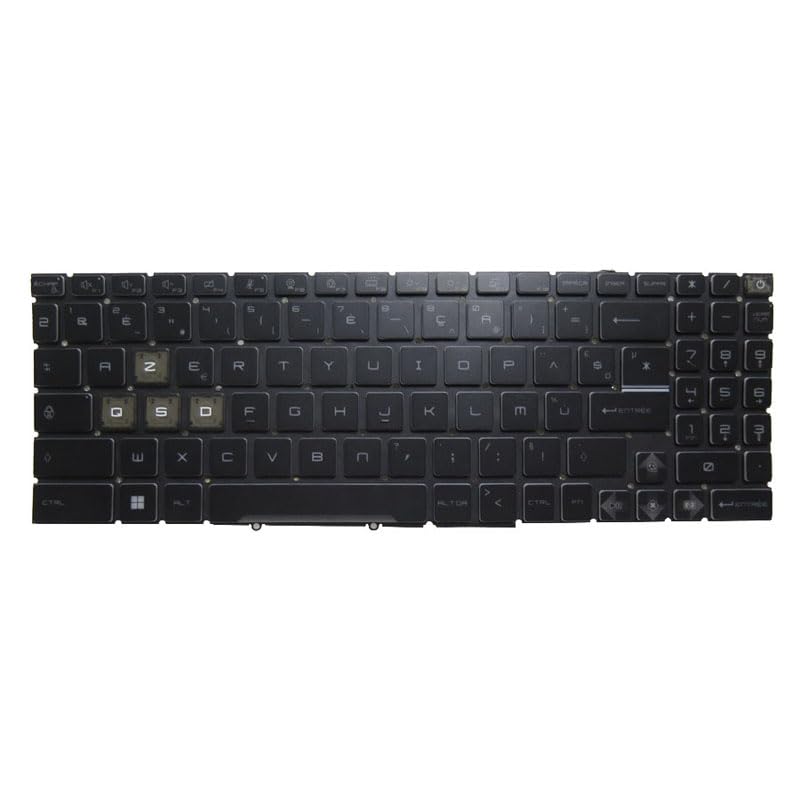 Clavier PC portable MSI Sword 17-A13U A13UCX A13UDX français AZERTY bleu