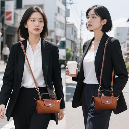 Image of Bag Shoulder Strap, Adjustable Purse Strap Crossbody Replacement for Mini Longchamp Le Pliage
