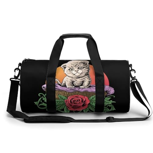 Sac de voyage weekend Joli Chat : le duffel bag parfait pour simplifier vos sorties camping