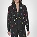 KARL LAGERFELD Paris Women's Jacket, Black/Multi, X-Small