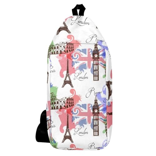 Sac à bandoulière et sac à dos de voyage mixte pour randonnée pédestre