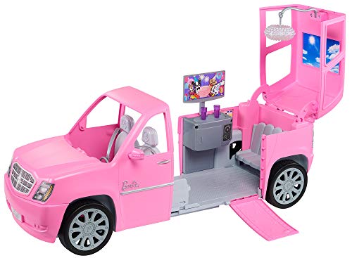 Barbie, Mattel, Family Sisters, Limosine, GFF58, rosa