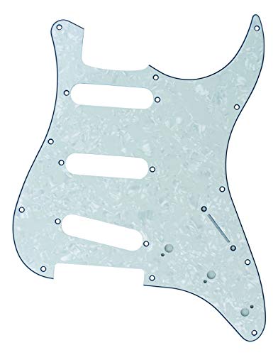 Escudo Dolphin 1723 Perolado com 3 Camadas com Aberturas SSS para Guitarra Stratocaster
