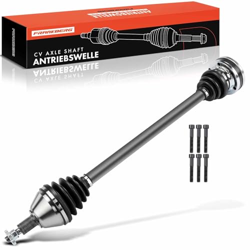 Frankberg Joint Kit Drive Shaft CV Joint Kit Automatic Transmission Mitout ABS Ring Front Axle Right Compatible with A1 8X1 8XK A1 Sportback 8XA 8XF Ibiza IV 6J5 6P1 Polo 6C1 Replace# 6R0407762S