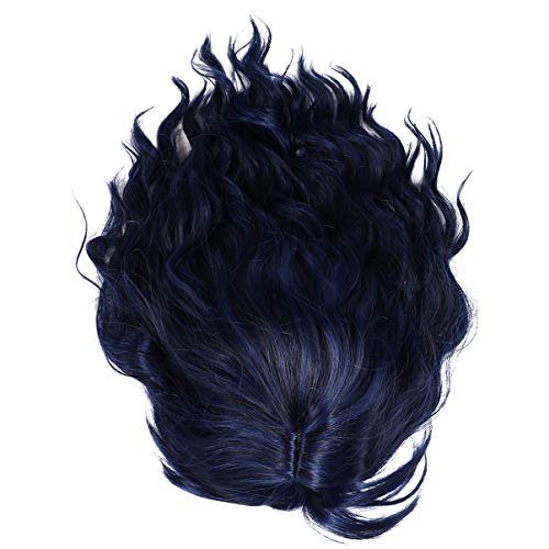 PIXNOR Perucas Onduladas Curtas Perucas Sintéticas Na Altura Dos Ombros Perucas Air Bang Com Tampa R