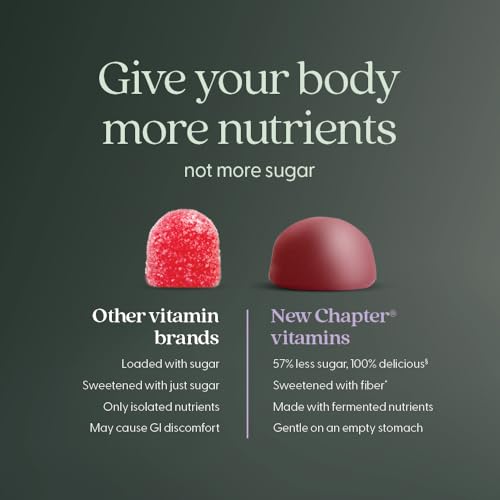 New Chapter Men's Multivitamin Gummies, Berry-Citrus, 75 Count - image 5