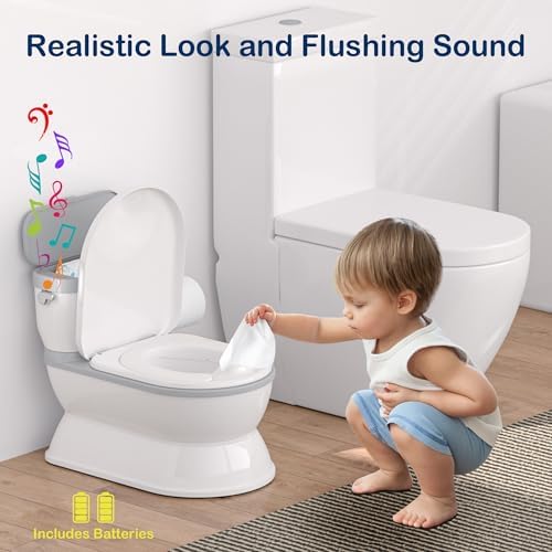 CheerTry Toddler Potty Training Toilet, Larger Potty Chair, Detachable Seat