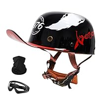 DOT Baseball Cap Half Helmet Motorcycle 