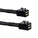Heretom 2PCS Internal Mini SAS HD Cable, SFF-8643 to SFF-8643 Cable, 0.5M/1.6FT